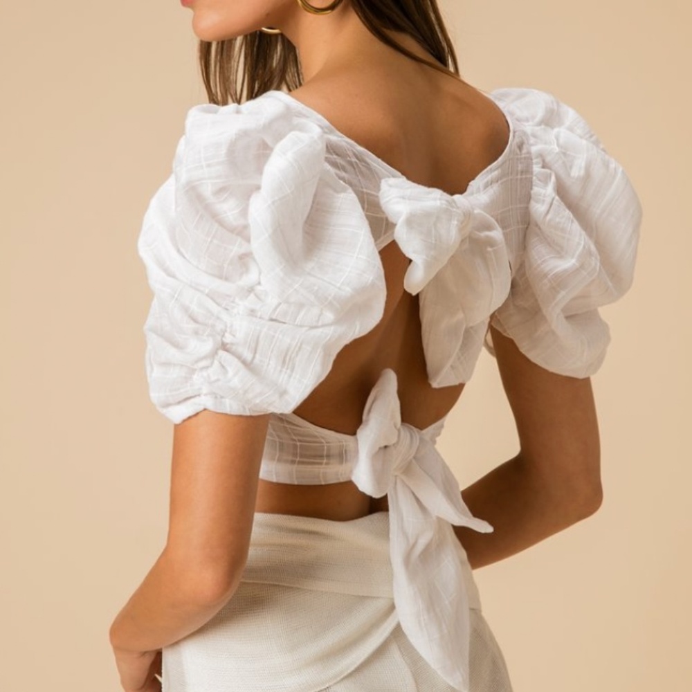 The Line By K Jinx Puff Sleeve Top